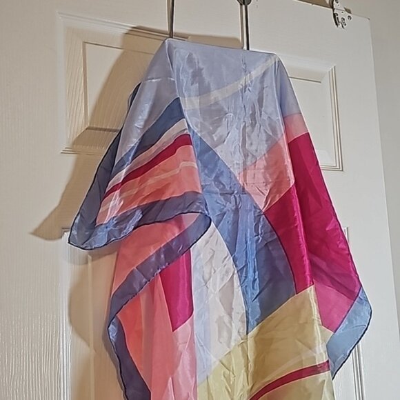 31x32 Inch Multicolored Lightweight Scarf - Picture 2 of 3